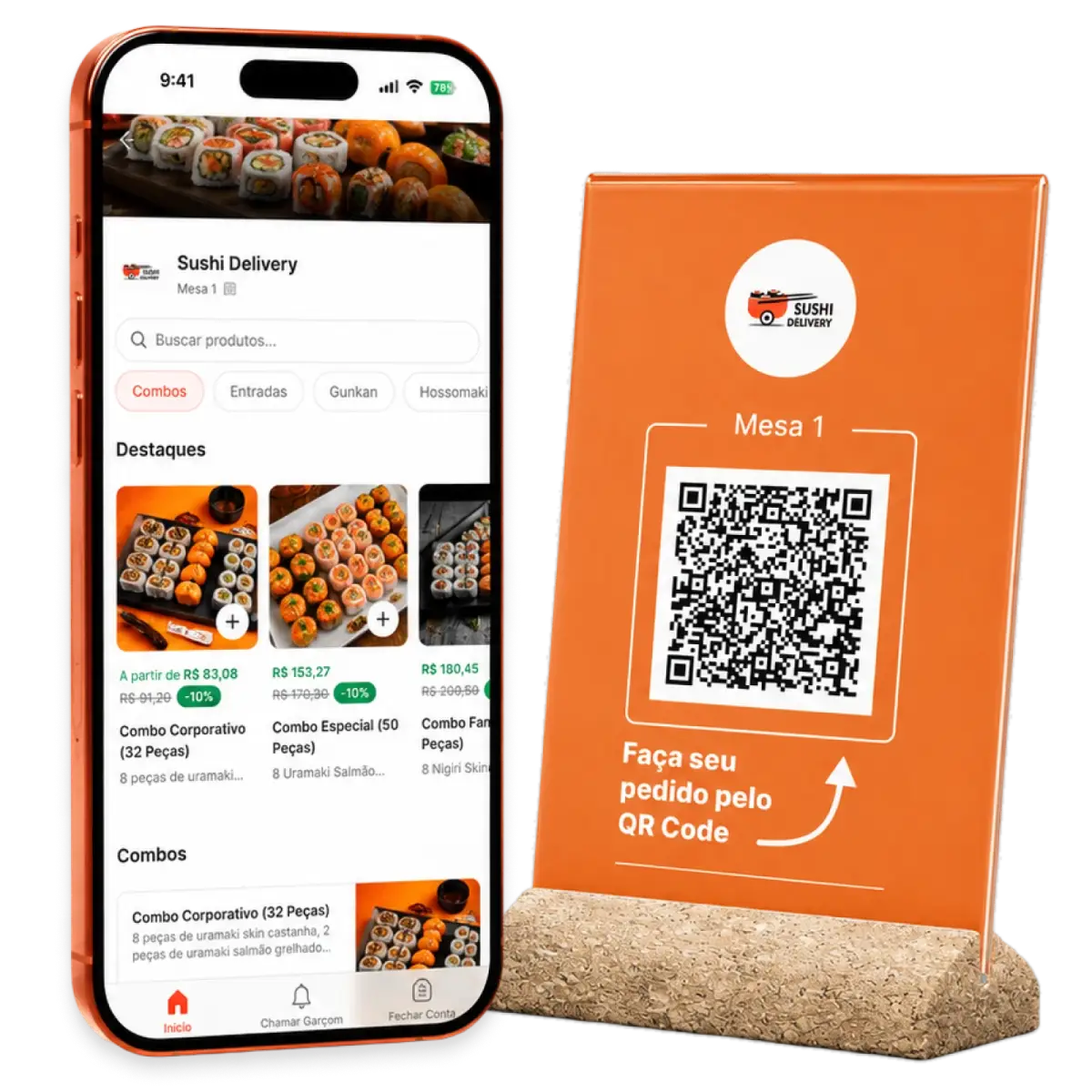 Cardápio digital QR Code do DeliveryVip